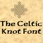 More about celticKnotFont