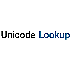 More about unicodeLookup