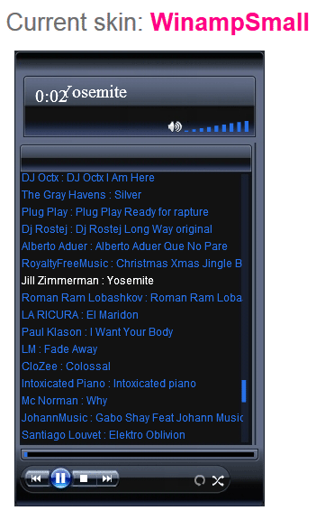 Winamp Small